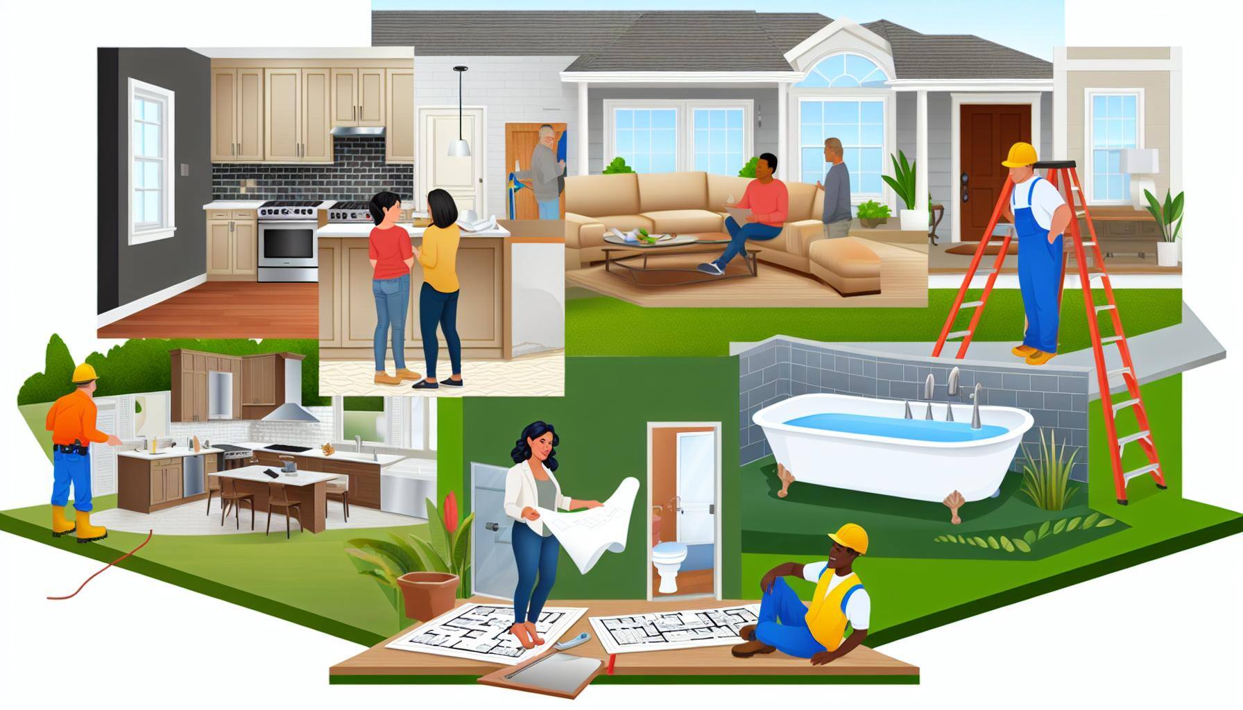 home renovations illustration